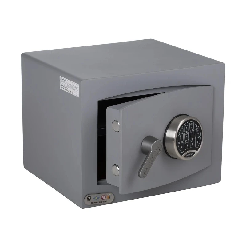 Securikey 26L Electronic Office Safe Grey, 4mm Solid Steel Body, Advanced Digital Lock SFMV1ZE