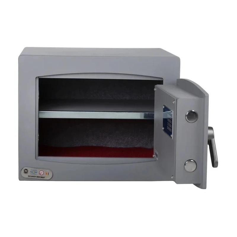 Securikey 26L Electronic Office Safe Grey, 4mm Solid Steel Body, Advanced Digital Lock SFMV1ZE
