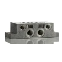 Norgren MP1 series Die-Cast Aluminium Pneumatic Sub-Base ISO G Thread, NPT, G 1/4 Port Size 16 Bar Operating M/P19126