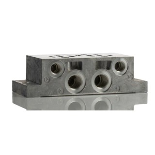 Norgren MP1 series Die-Cast Aluminium Pneumatic Sub-Base ISO G Thread, NPT, G 1/4 Port Size 16 Bar Operating M/P19126