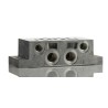 Norgren MP1 series Die-Cast Aluminium Pneumatic Sub-Base ISO G Thread, NPT, G 1/4 Port Size 16 Bar Operating M/P19126