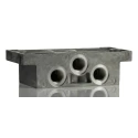 Norgren MP1 series Die-Cast Aluminium Pneumatic Sub-Base ISO G Thread, NPT, G 1/4 Port Size 16 Bar Operating M/P19126