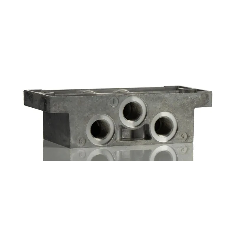 Norgren MP1 series Die-Cast Aluminium Pneumatic Sub-Base ISO G Thread, NPT, G 1/4 Port Size 16 Bar Operating M/P19126