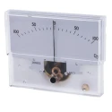 Sifam Tinsley Analogue Panel Ammeter 25 A AC/DC, 32.3 mm x 73.7 mm, ±1.5 % Moving Coil IS 11005