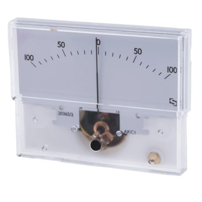 Sifam Tinsley Analogue Panel Ammeter 25 A AC/DC, 32.3 mm x 73.7 mm, ±1.5 % Moving Coil IS 11005