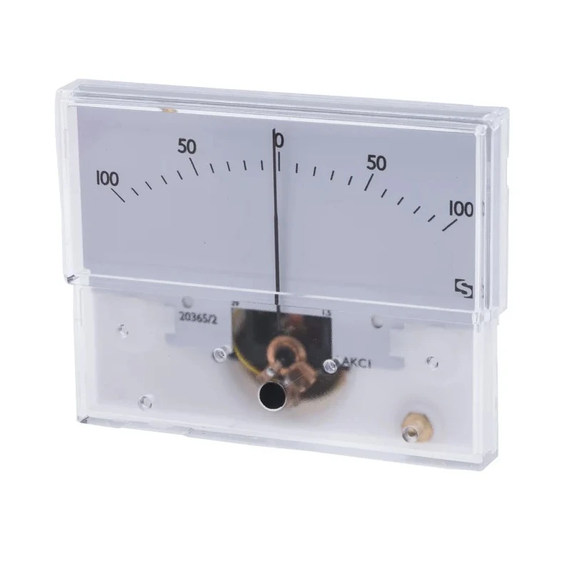 Sifam Tinsley Analogue Panel Ammeter 25 A AC/DC, 32.3 mm x 73.7 mm, ±1.5 % Moving Coil IS 11005