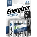 Energizer ULTIMATE Lithium Iron Disulphide AA Battery 1.5 V 3.1Ah 4-Pack 7638900262643