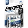 Energizer ULTIMATE Lithium Iron Disulphide AA Battery 1.5 V 3.1Ah 4-Pack 7638900262643