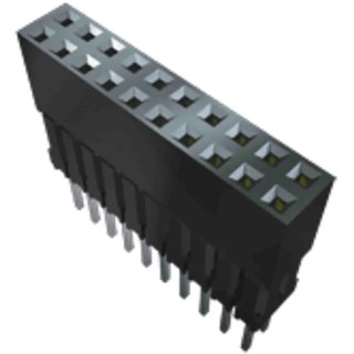 Samtec ESQ Series Vertical Through Hole PCB Socket 4-Contact 1 Row 2.54 mm Pitch 515V 5.7A ESQ-104-14-G-S