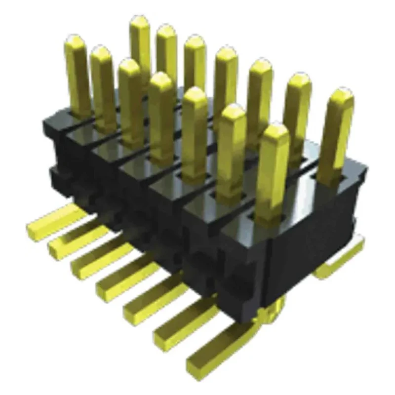 Samtec FTR Series Vertical Surface Pin Header 4 Contacts 1.27 mm Pitch 1 Row Unshrouded FTR-104-52-G-S