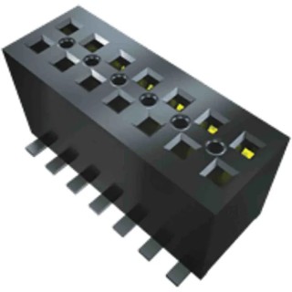 Samtec FLE Series Vertical Surface PCB Socket, 10-Contact, 2 Row, 1.27 mm Pitch, Solder Termination FLE-105-01-G-DV-A-K