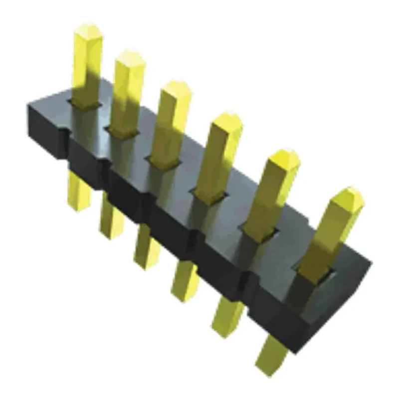 Samtec FTS Series Vertical Surface Mount Pin Header 2 Contacts 1.27 mm Pitch Unshrouded FTS-102-01-F-S
