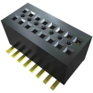 Samtec CLE Series Vertical Surface PCB Socket, 40-Contact, 2 Row, 0.8 mm Pitch, Solder Termination CLE-120-01-G-DV-A