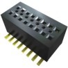 Samtec CLE Series Vertical Surface PCB Socket, 40-Contact, 2 Row, 0.8 mm Pitch, Solder Termination CLE-120-01-G-DV-A