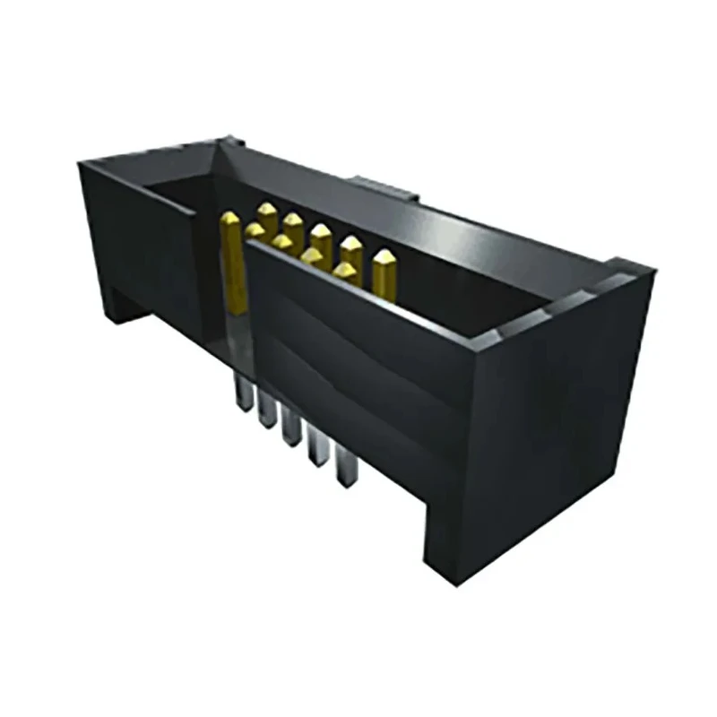 Samtec ESHF Series Right Angle Surface PCB Header 50 Contacts 1.27mm Pitch 2 Row Shrouded ESHF-125-01-L-D-SM-LC