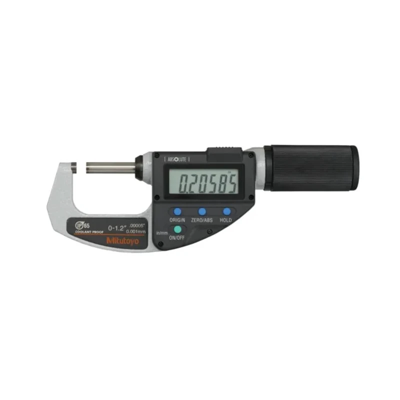 Mitutoyo External Micrometre Imperial & Metric Digital LCD IP54 Protection Japan 30 mm Measurement 125037-540 3XL