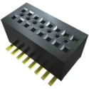 Samtec CLE Series Vertical Surface PCB Socket, 60-Contact, 2 Row, 0.8 mm Pitch Solder CLE-130-01-G-DV-A