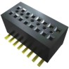Samtec CLE Series Vertical Surface PCB Socket, 60-Contact, 2 Row, 0.8 mm Pitch Solder CLE-130-01-G-DV-A