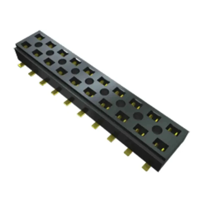 Samtec CLT Series Vertical Surface PCB Socket, 20-Contact, 2 Row, 2 mm Pitch, Solder Termination CLT-110-02-F-D-BE-A