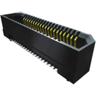 Samtec ERF8 Series Vertical Through Hole PCB Socket, 26-Contact, 2 Row, 0.8 mm Pitch, 2.2A Current, 318V Voltage