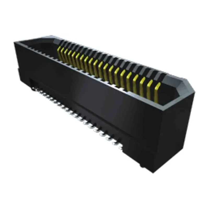 Samtec ERF8 Series Vertical Through Hole PCB Socket, 26-Contact, 2 Row, 0.8 mm Pitch, 2.2A Current, 318V Voltage 