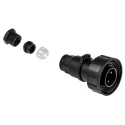 Bulgin Circular Connector Standard Buccaneer Series 2 Contacts Male Plug Cable IP68 250V 12A PX0736/P