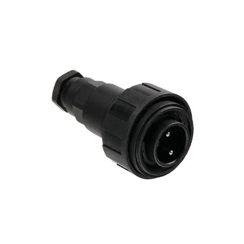 Bulgin Circular Connector Standard Buccaneer Series 2 Contacts Male Plug Cable IP68 250V 12A PX0736/P