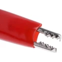 RS PRO Red Insulated Crocodile Clip Nickel Plated Steel Contact 5A 8mm Jaw Opening 483-843