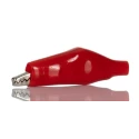 RS PRO Red Insulated Crocodile Clip Nickel Plated Steel Contact 5A 8mm Jaw Opening 483-843