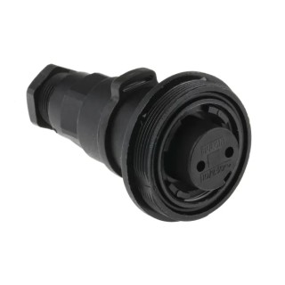 Bulgin Standard Buccaneer Series Circular Connector, 2 Contacts, In-Line Socket, Female, IP68, 12A Current, 250V 
