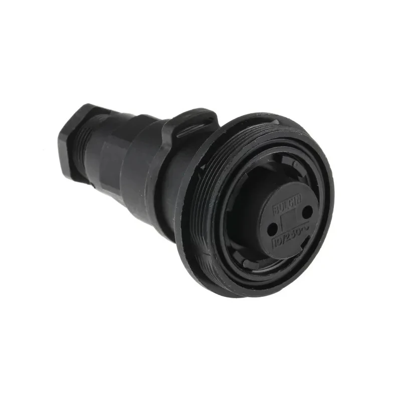 Bulgin Standard Buccaneer Series Circular Connector, 2 Contacts, In-Line Socket, Female, IP68, 12A Current, 250V 