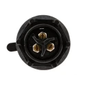 Bulgin Circular Connector, 3 Contacts, Panel Mount Socket, Female, IP68 IP69K, Standard Buccaneer PX0730/S