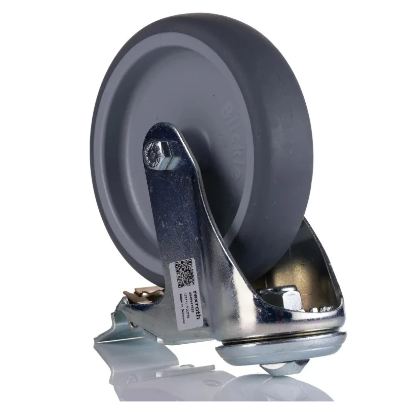 Bosch Rexroth Castor Wheel with M12 Thread, Plastic Material, 125mm Diameter, ISO 4762 Standard 3842541228