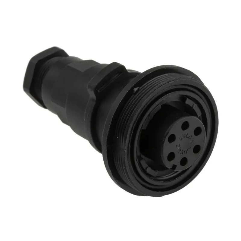 Bulgin Circular Connector In-Line Socket Female 6 Contacts IP68 250V 5A Standard Buccaneer Series 