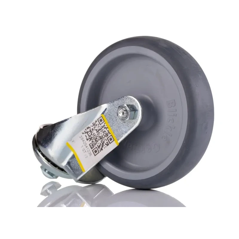 Bosch Rexroth Heavy Duty Castor Wheel Thermoplastic Elastomer M12 Thread 10 mm Groove 3842541236