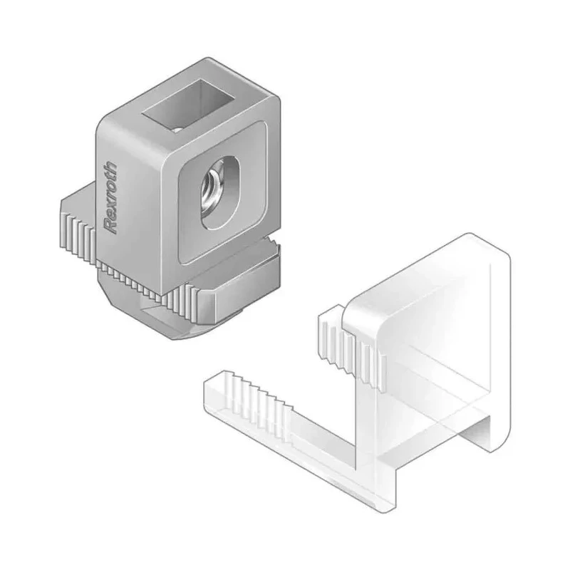 Bosch Rexroth Polypropylene Variofix Block for MGE 10 mm Slot, Asymmetrical Form, Pack of 10 3842548834