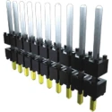 Samtec DW Series Straight Through Hole Pin Header, 1 Contact, 2.54 mm Pitch, 1 Row, Unshrouded DW-01-07-T-S-200