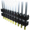 Samtec DW Series Straight Through Hole Pin Header, 1 Contact, 2.54 mm Pitch, 1 Row, Unshrouded DW-01-07-T-S-200