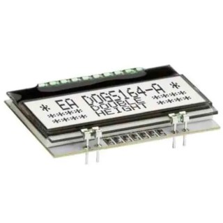 Display Visions EA DOG LCD LED LCD Monochrome Display 4 x 16 Characters White on Grey EA DOGS164W-A