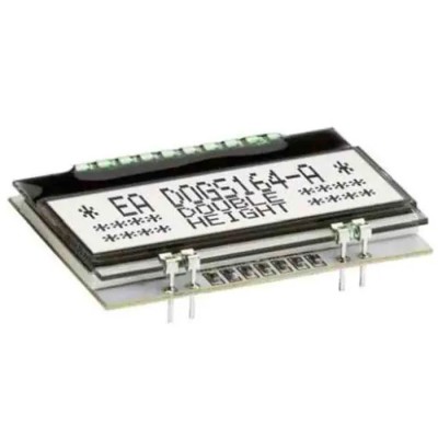 Display Visions EA DOG LCD LED LCD Monochrome Display 4 x 16 Characters White on Grey EA DOGS164W-A