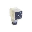 Hirschmann GDML 2P+E DIN 43650 A Solenoid Valve Connector Indicator Light 24V dc 8A 935980205 RS GDML 2011 LED 24 SCHWARZ