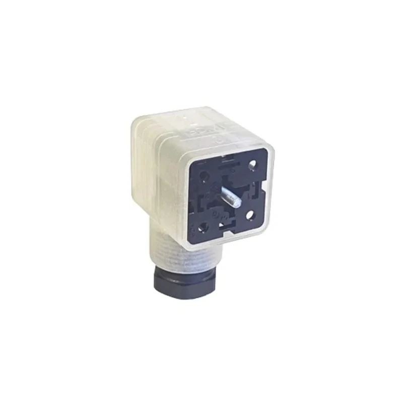 Hirschmann GDML 2P+E DIN 43650 A Solenoid Valve Connector Indicator Light 24V dc 8A 935980205 RS GDML 2011 LED 24 SCHWARZ
