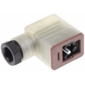 Hirschmann GML 2P+E DIN 43650 B Solenoid Valve Connector Indicator Light, 24V Voltage 933571100 GML 209 NJ LED 24 YE black