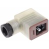 Hirschmann GML 2P+E DIN 43650 B Solenoid Valve Connector Indicator Light, 24V Voltage 933571100 GML 209 NJ LED 24 YE black