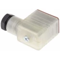 Hirschmann GML 2P+E DIN 43650 B Solenoid Valve Connector Indicator Light, 24V Voltage 933571100 GML 209 NJ LED 24 YE black