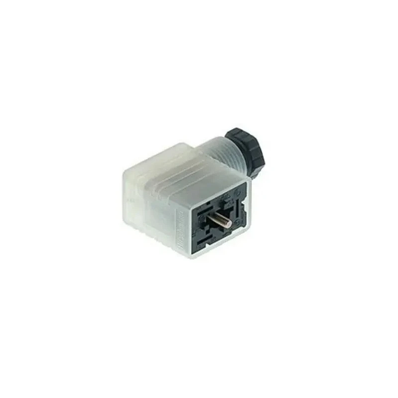 Hirschmann GML 2P+E DIN 43650 B Solenoid Valve Connector Indicator Light, 24V Voltage 933571100 GML 209 NJ LED 24 YE black
