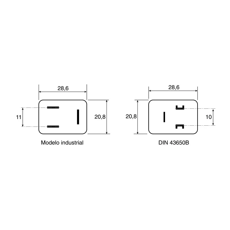 Hirschmann GML 2P+E DIN 43650 B Solenoid Valve Connector Indicator Light, 24V Voltage 933571100 GML 209 NJ LED 24 YE black