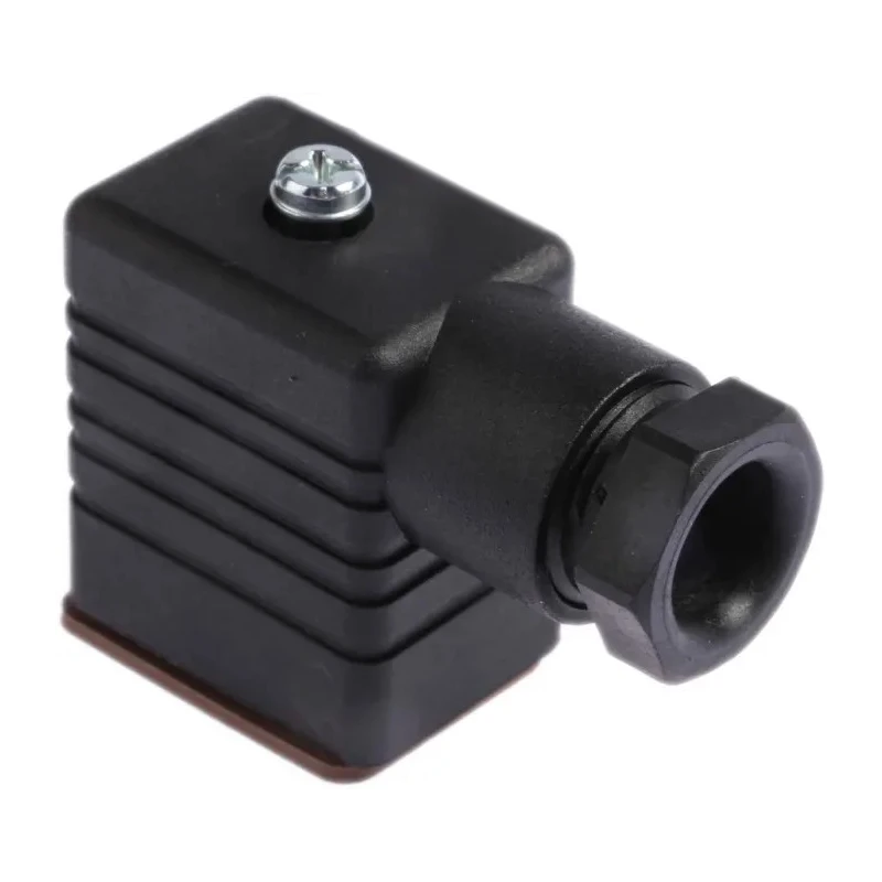 Hirschmann GM 2P+E DIN 43650 B Solenoid Valve Connector 16A 250V Black 932977100 GM 209 NJ black