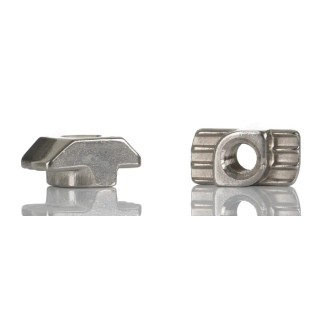 Bosch Rexroth M6 T-Slot Nut Connecting Component, Stainless Steel, Compatible with 40 mm, 45 mm, 50 mm, 60 mm 3842536604