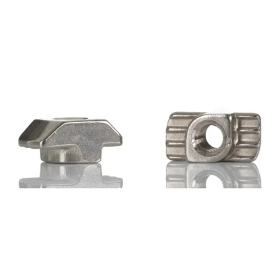 Bosch Rexroth M6 T-Slot Nut Connecting Component, Stainless Steel, Compatible with 40 mm, 45 mm, 50 mm, 60 mm 3842536604